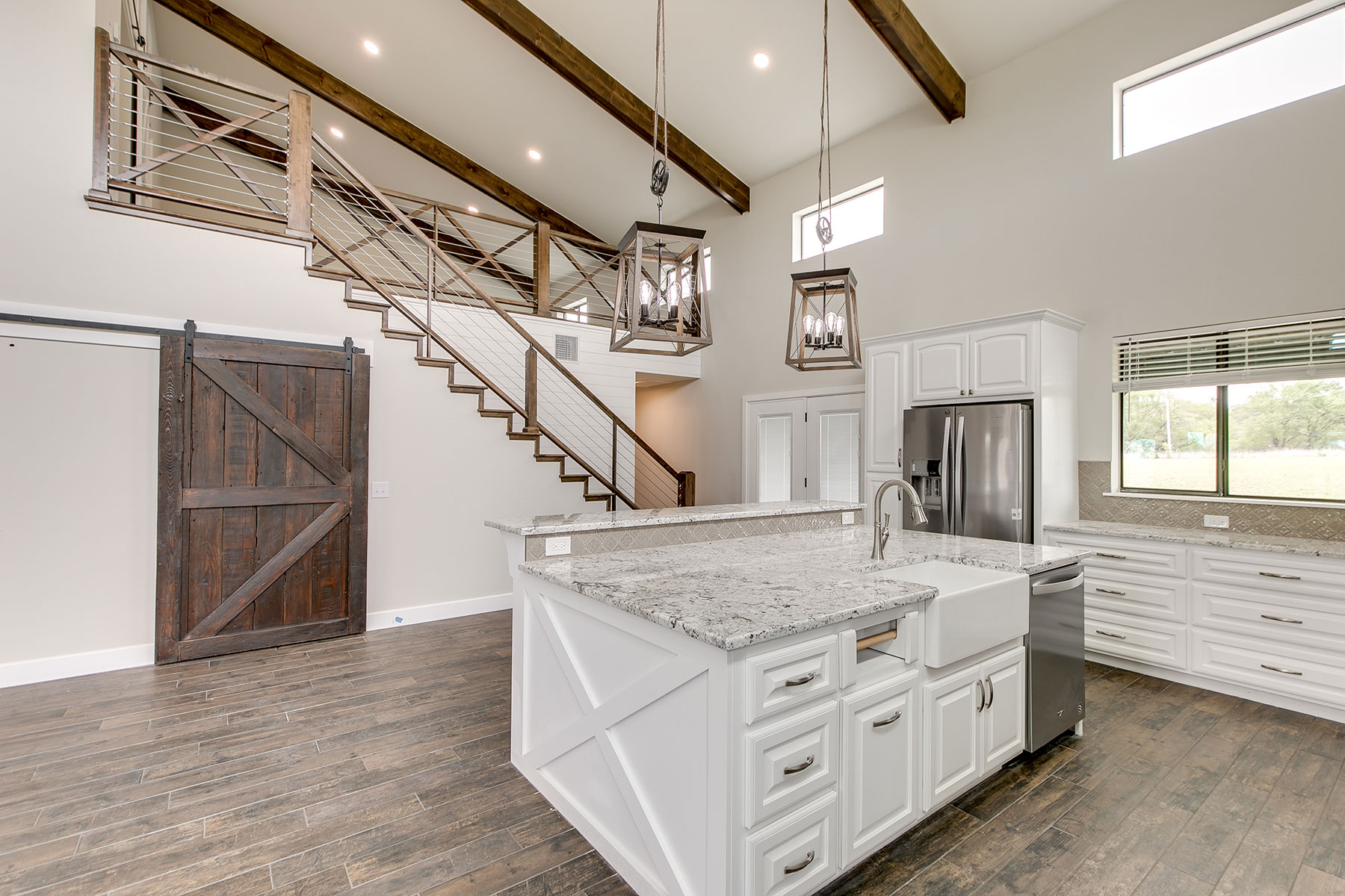 Pole Barndominium Kitchen