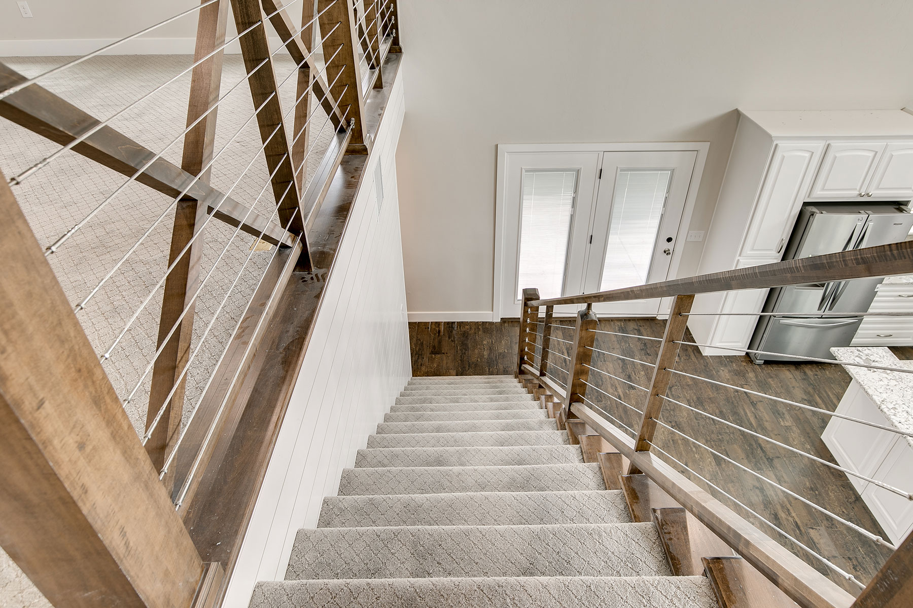 Pole Barn Home Stairs